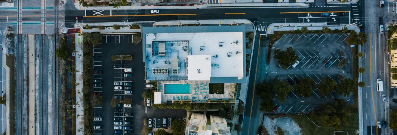 a bird eye look at the offices at Fort Lauderdale